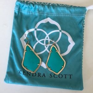 Kendra Scott turquoise earrings